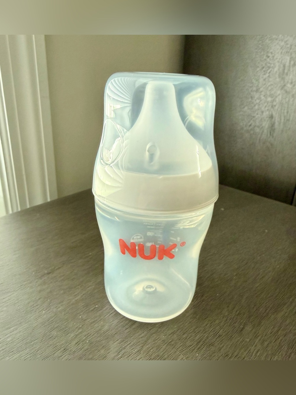 NUK Perfect Match Anti-Colic Baby Bottle, Slow Flow Silicone Nipple, 5 oz